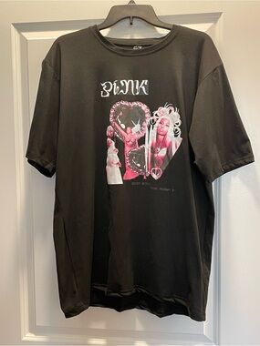 Custom Nicki Minaj Pink Friday 2 Black Graphic Tee-Size XXL